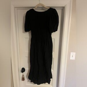 Madewell Puff Sleeve Midi Dress - Size 14